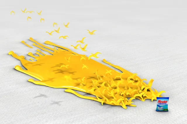 3d yellow henko