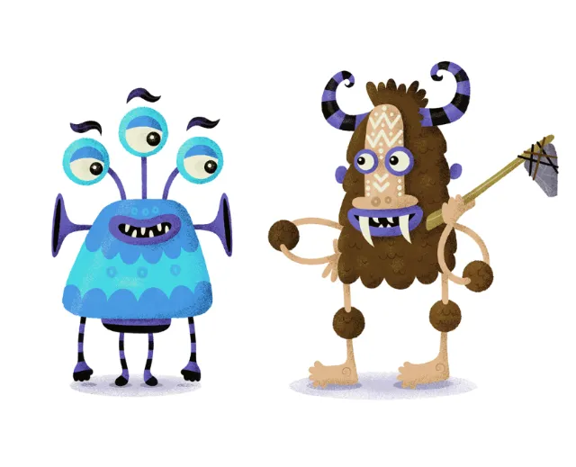 children monster characters