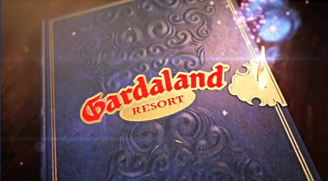 Gardland Resport animation collage