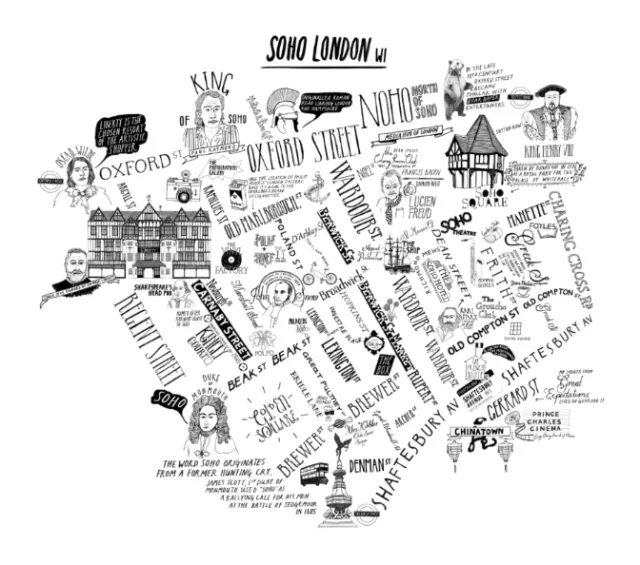 Soho London Map