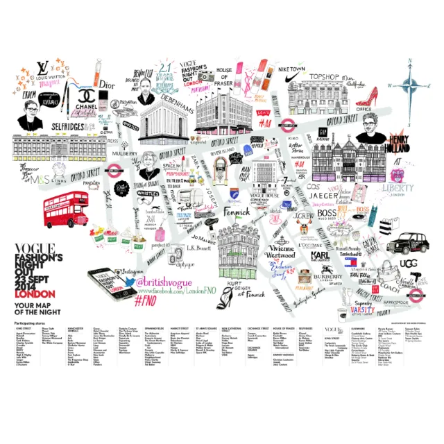Fashion Nightout map