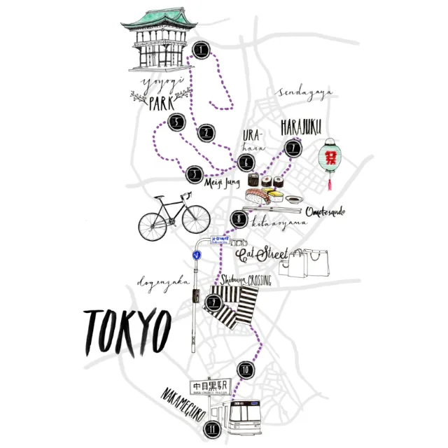 Tokyo Street Map