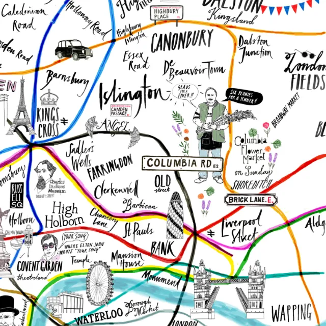 London Entertainment Map