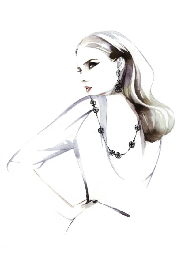 Beauty fashion illustration
