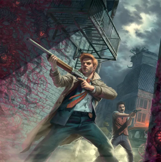 Call of Cthulhu the card game cover illustration
