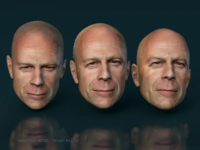 Three 3D rendered realistic male heads by RIVE GAUCHE