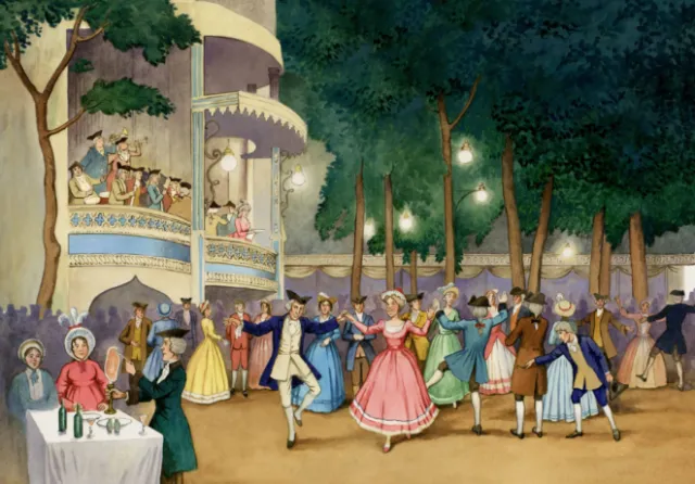 People dancing together
