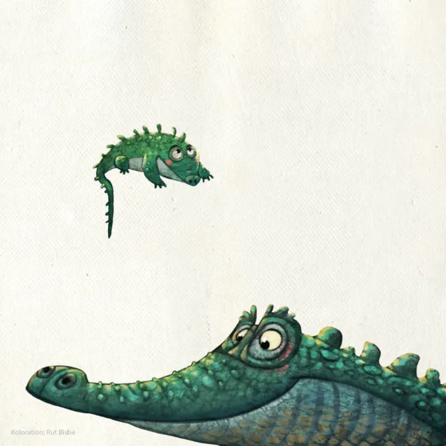 Cartoon crocodiles