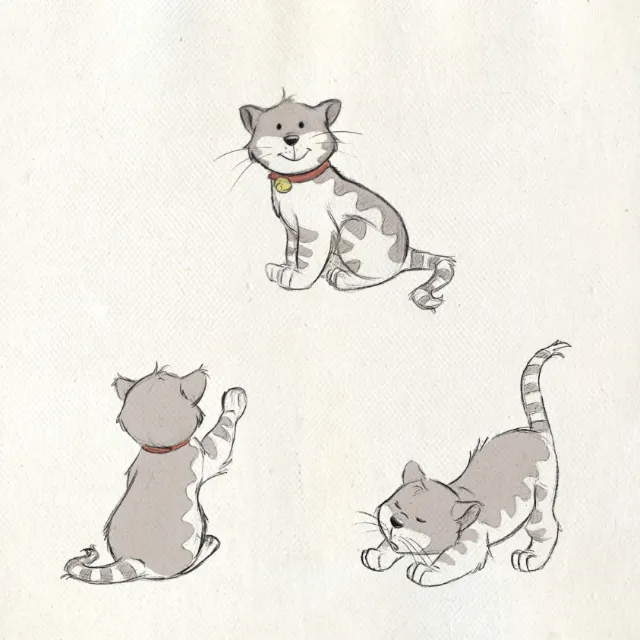 Animal illustration of cats