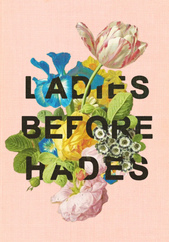 Ladies before hades lettering art 