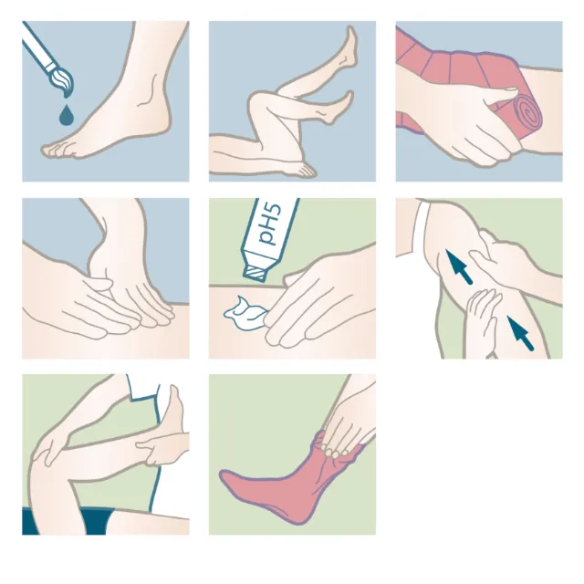 Physiotherapy treatment illustration by Tim Weiffenbach