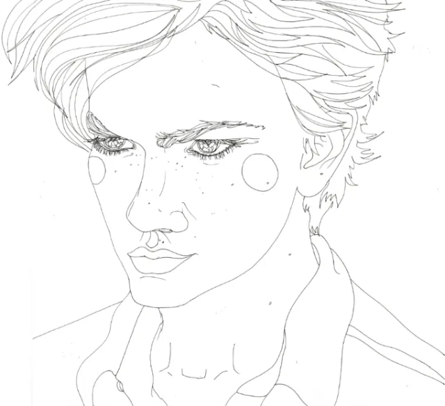 An illustration of River Phoenix