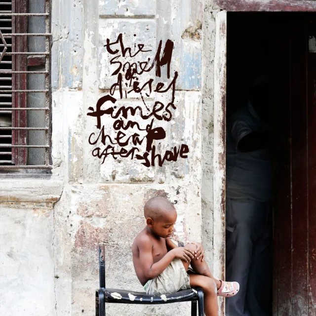 Graphic boy sitting on chair