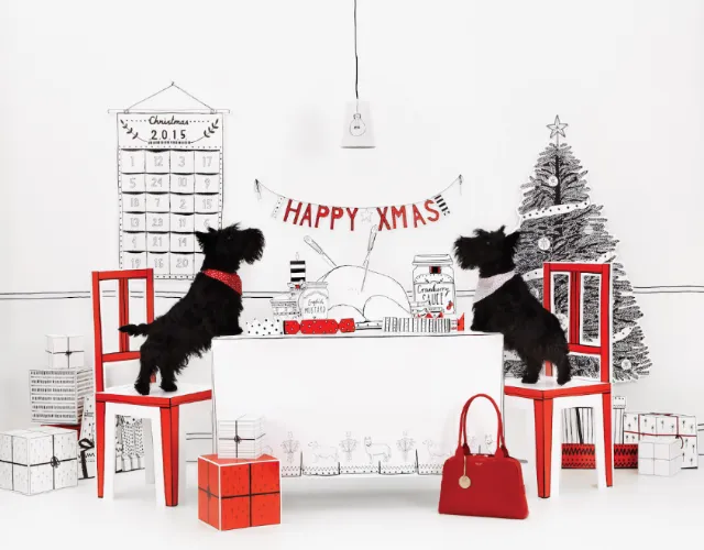 Animal Dogs celebrating Christmas
