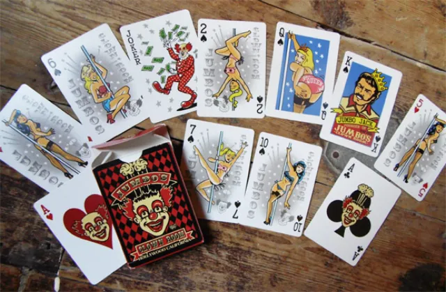Playing cards pop illustration by Vince Ray