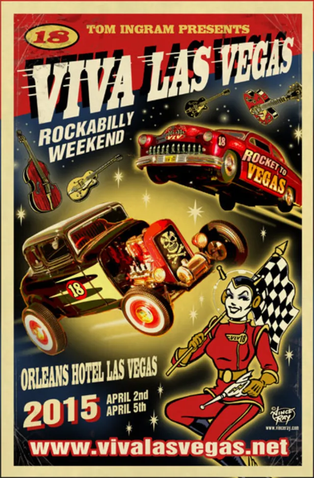 Poster design of viva las Vegas