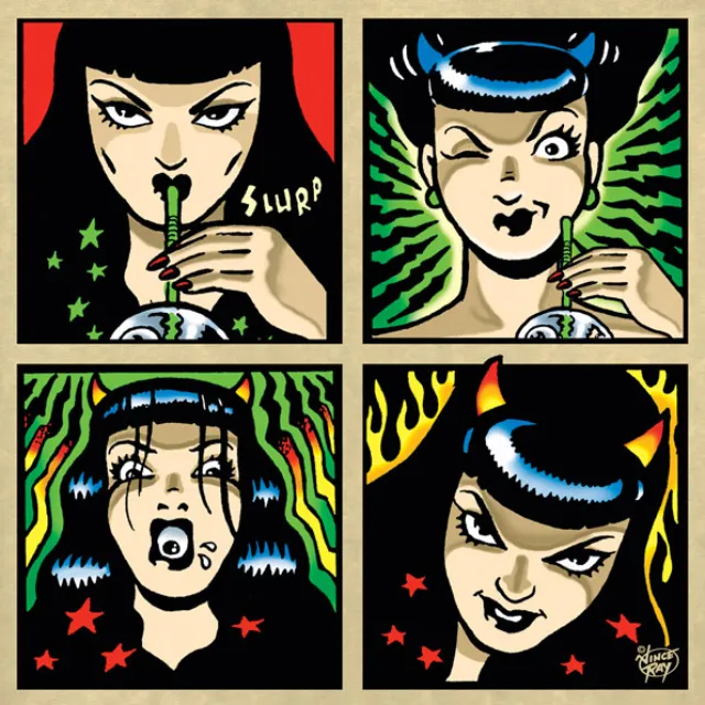 Character design of funny women