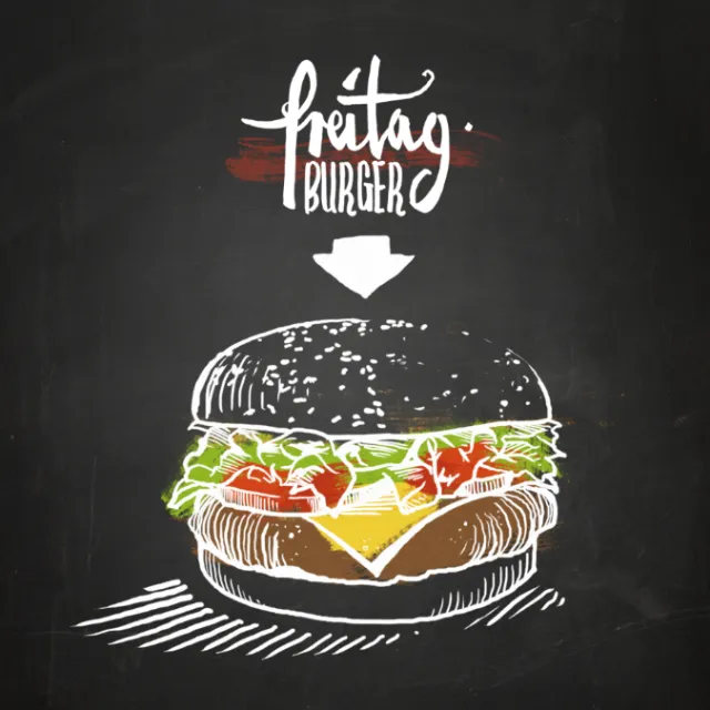 Preitag burger illustration
