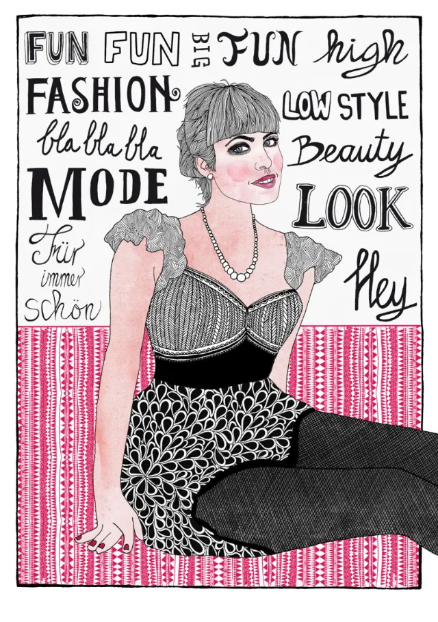 Fashion beauty look