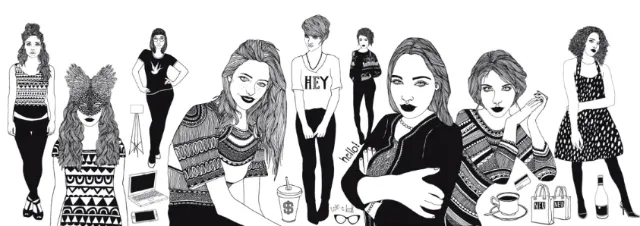Black & White beauty girls