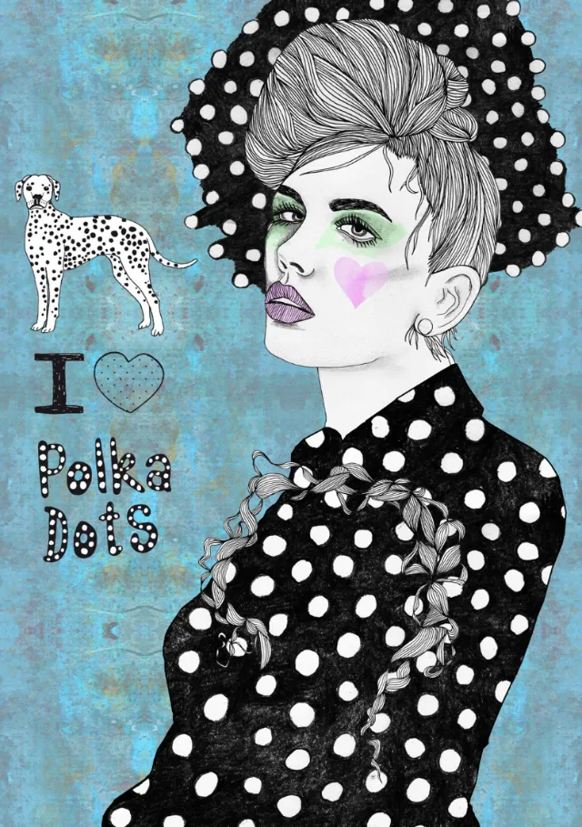 Pop I love polka dots