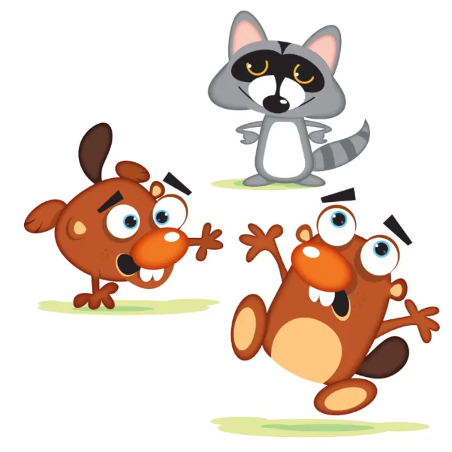 Digital Illustration of animals