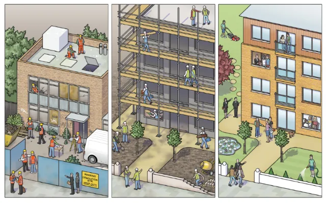 Redevelopment building design