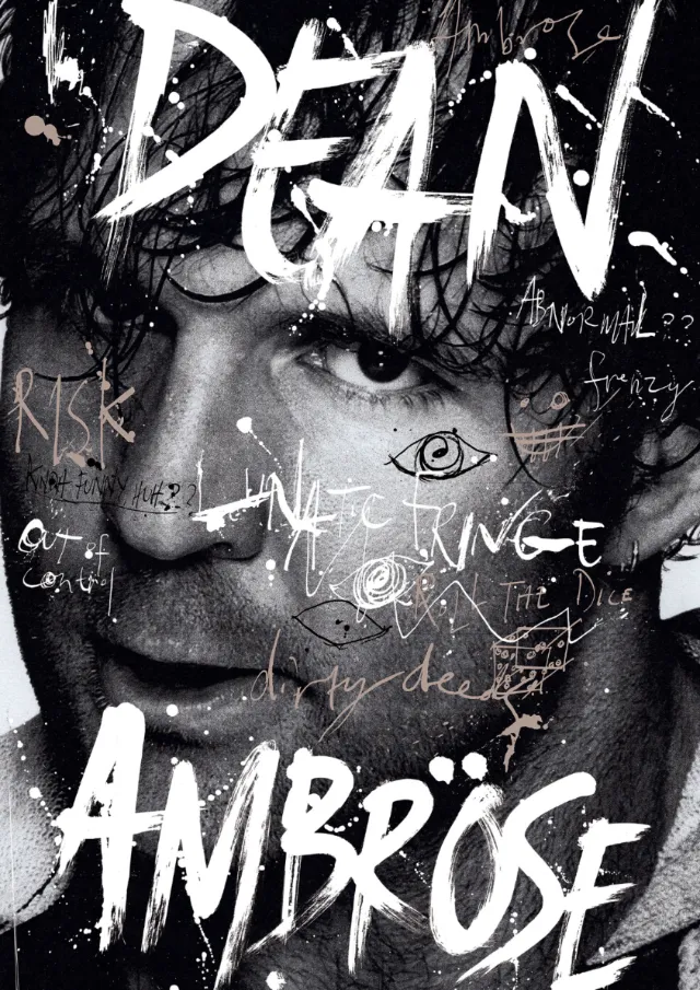 Graphic man with dean ambrose poster