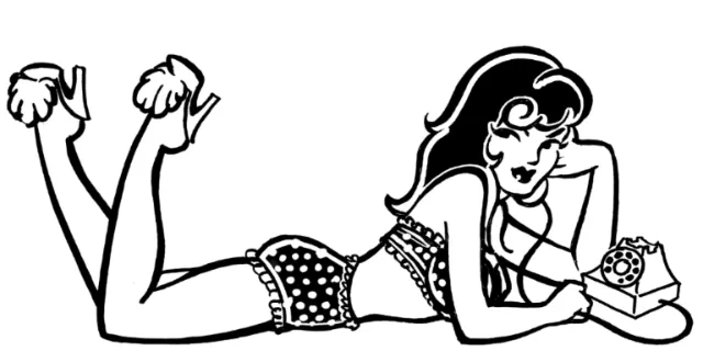 Beauty speaking telephone