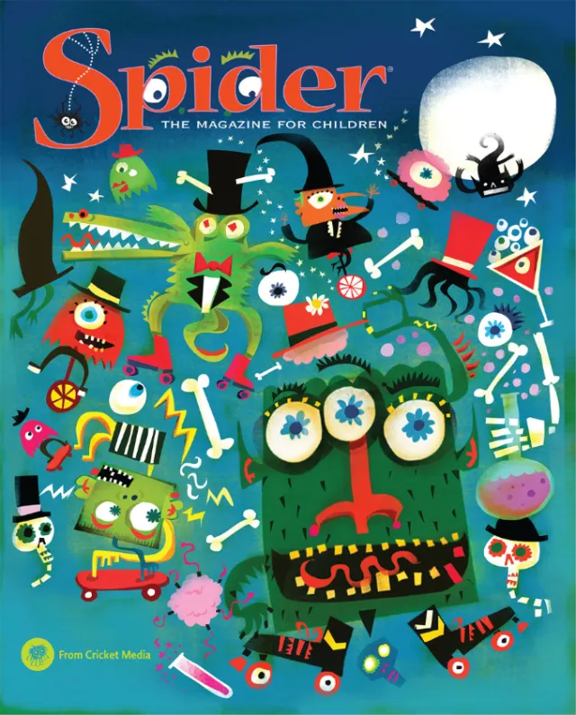 Poster design for Spider magazine for Children