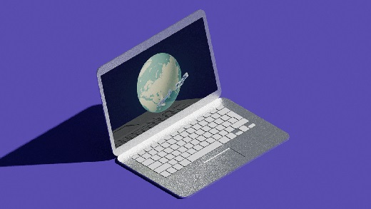 Laptop 3d animation