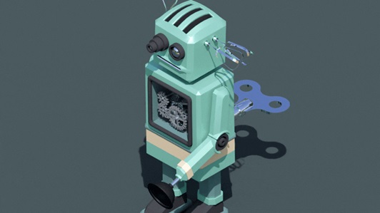 Kitchen Appliance Robot animation