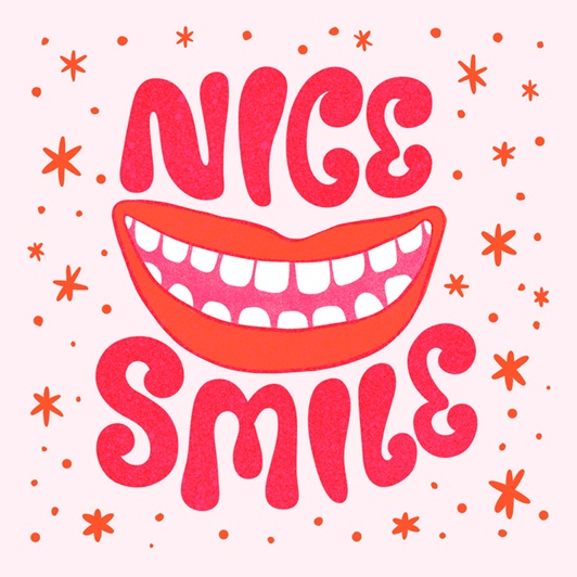 Nice smile GIF animation