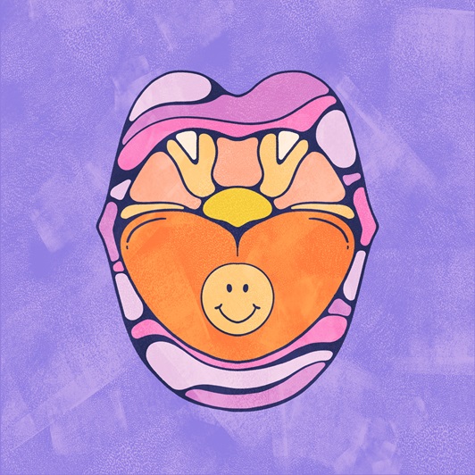 Animated gif loop of Oh So Tasty Lips